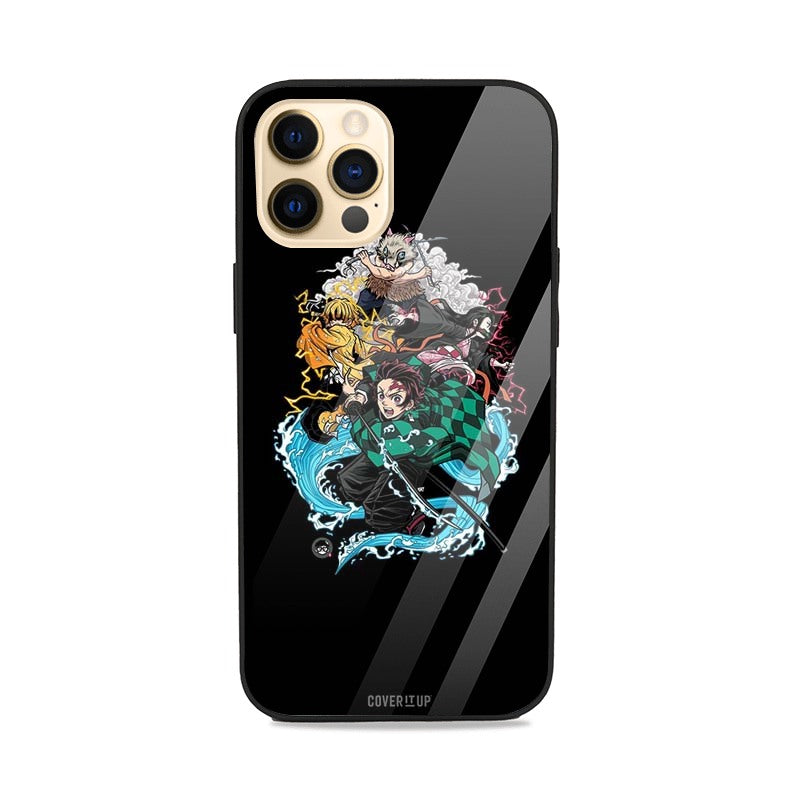 Black Demon Slayer Glass Case