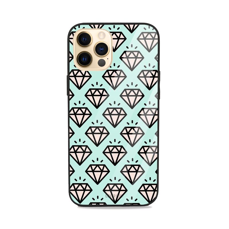 Black Diamond Glass Case