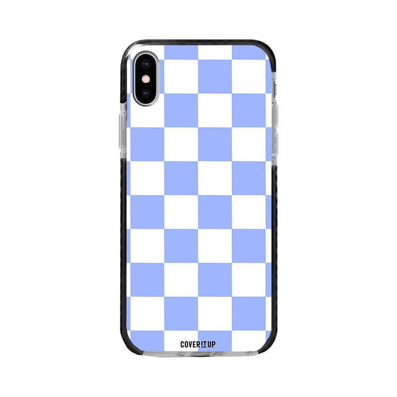 Blue Checked Bumper Case