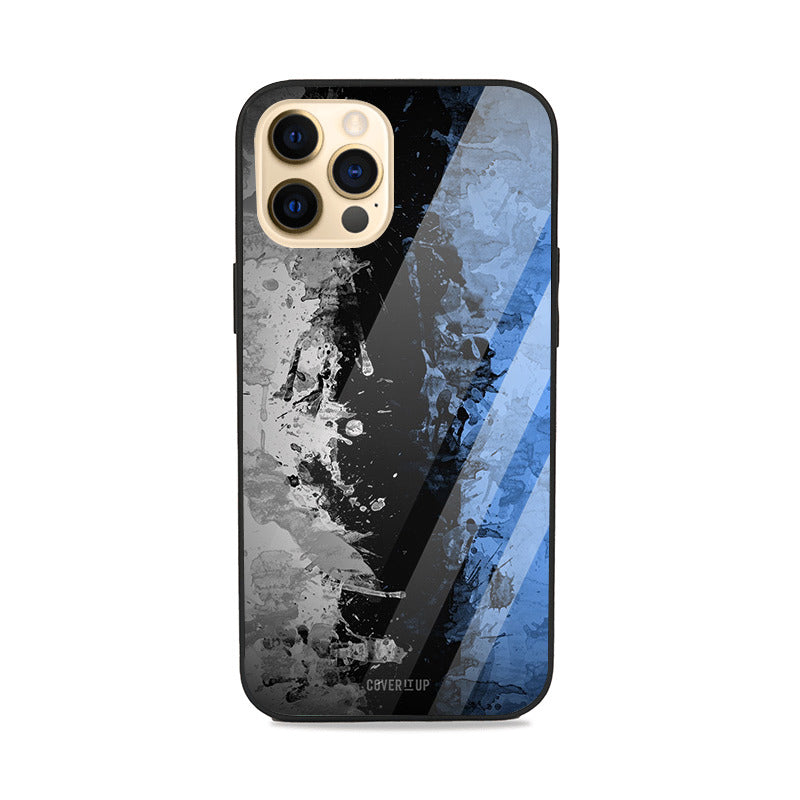 Blue Splash Glass Case
