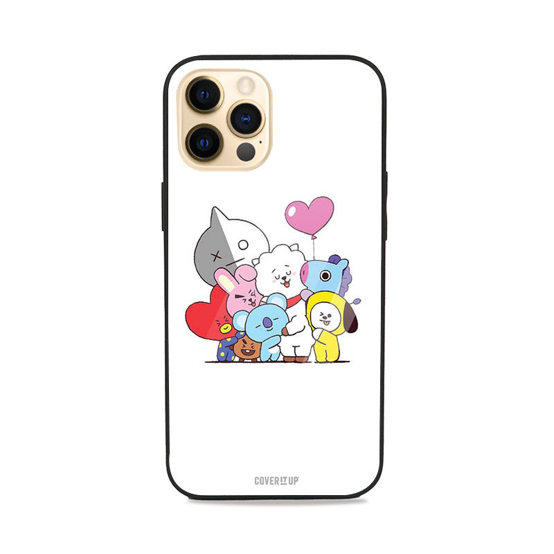 BT21 Hugging Glass Case