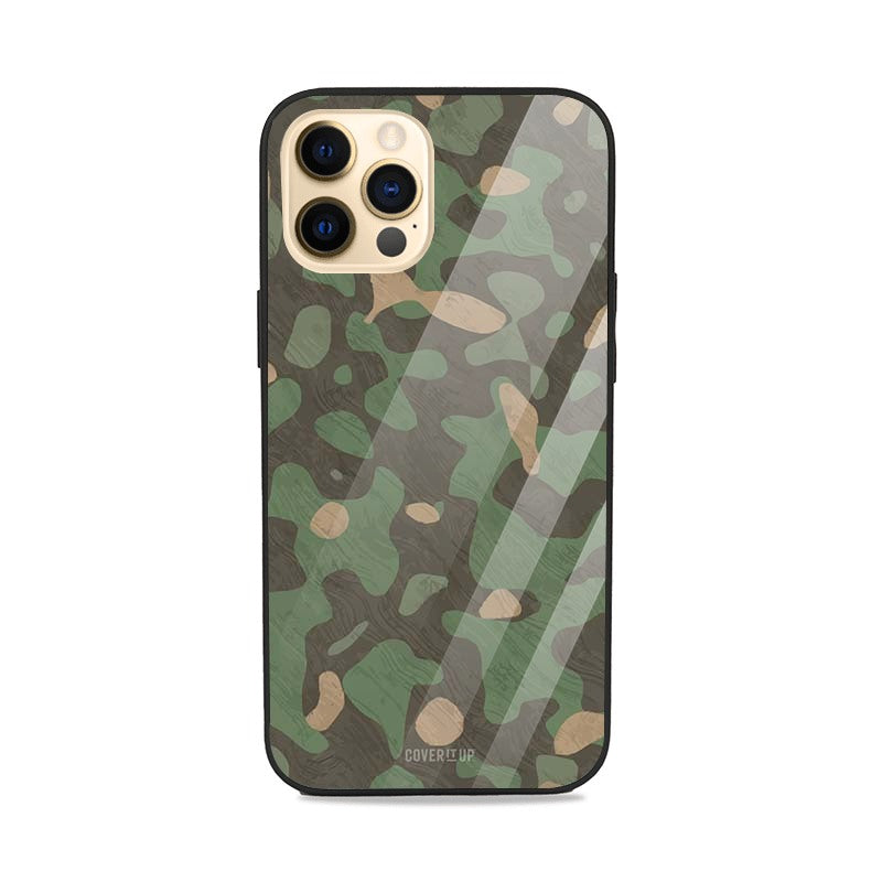 Camoflauge Glass Case