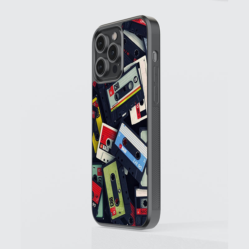 Vintage Cassette Glass Case
