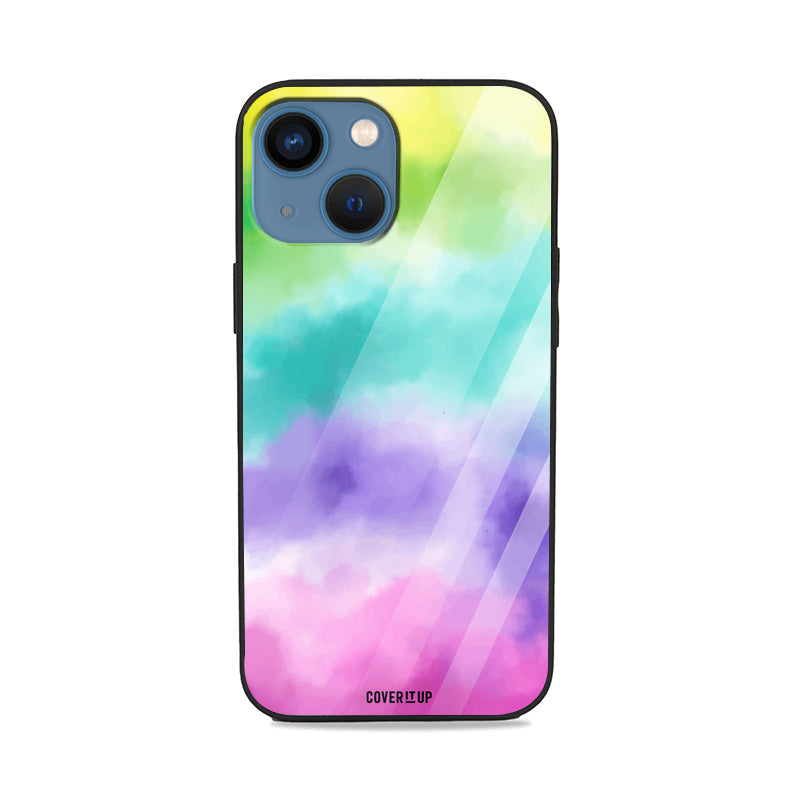 Colour Dream Tie-Dye Glass Case Mobile Cover from coveritup.com