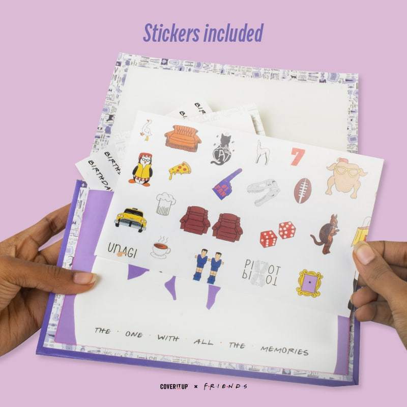 Cover It Up book Official Friends 3D frame Journal Book Diary