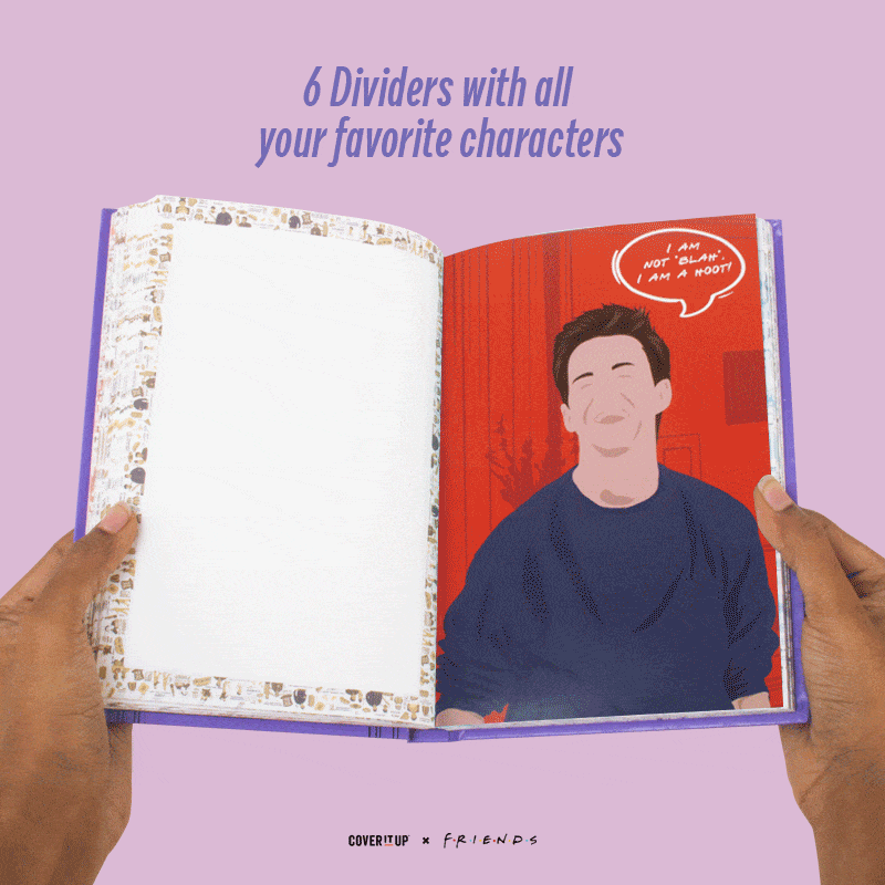 Cover It Up book Official Friends 3D frame Journal Book Diary