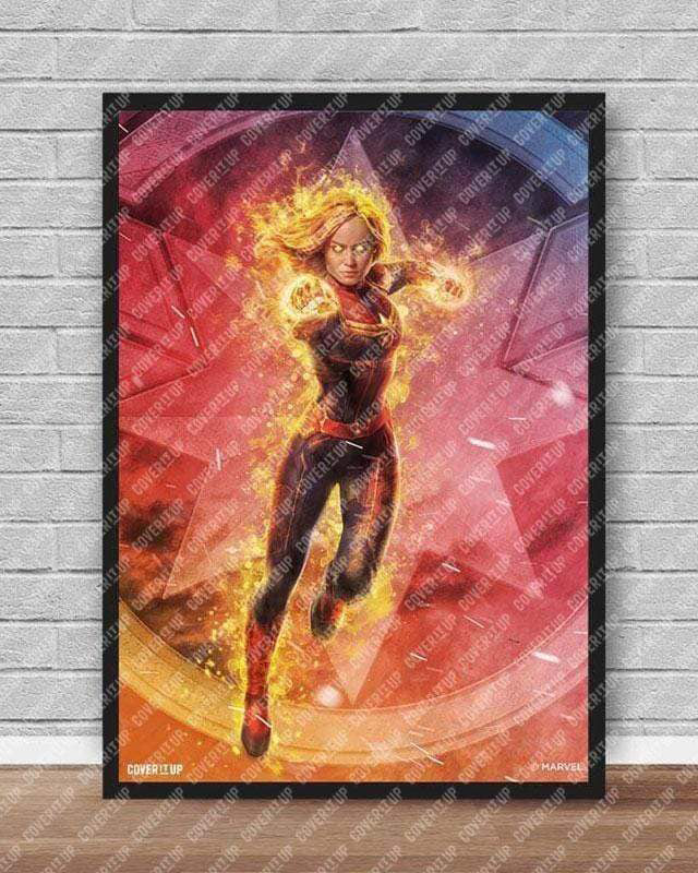 Official Captain Marvel Avengers Endgame Rage Poster