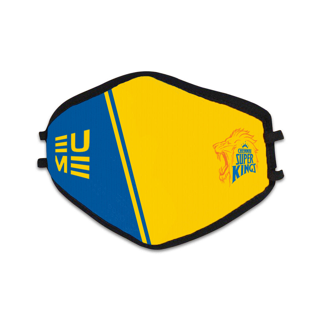 Official Chennai Super Kings Logo Face Mask