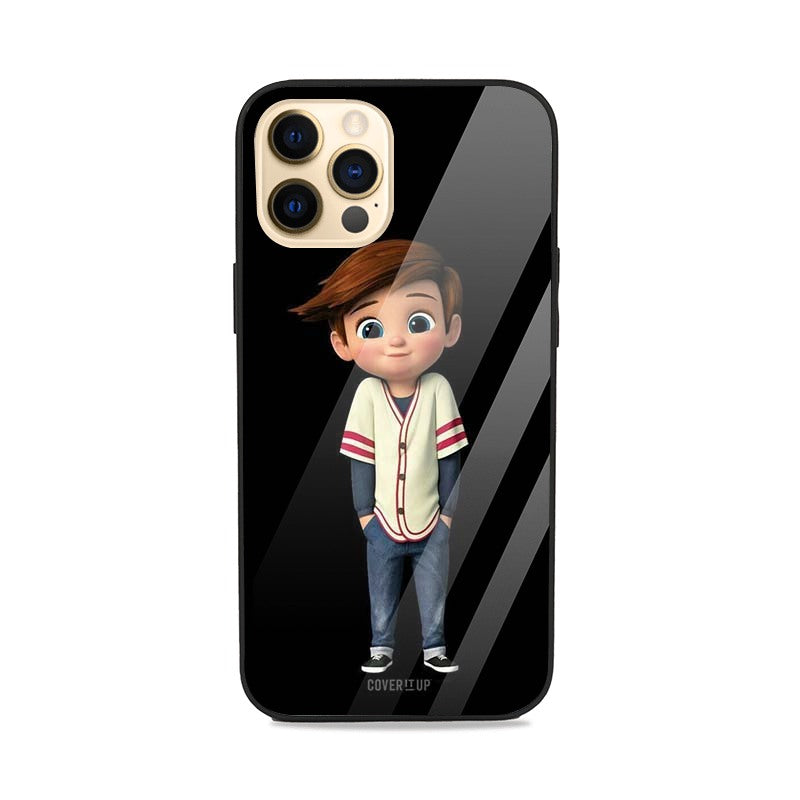 Cute Boy Tim Glass Case