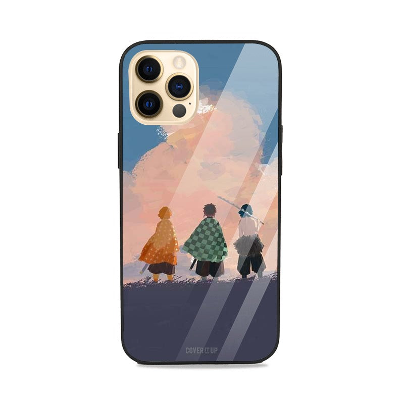 Demon Slayer Pastel Glass Case