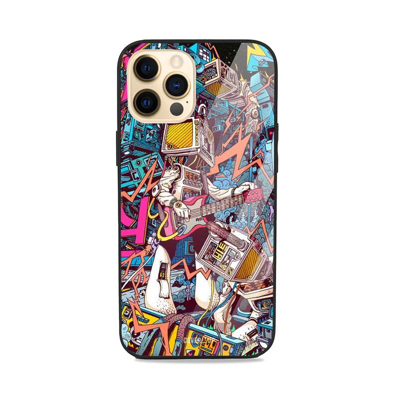 Electric Colors Glass Case