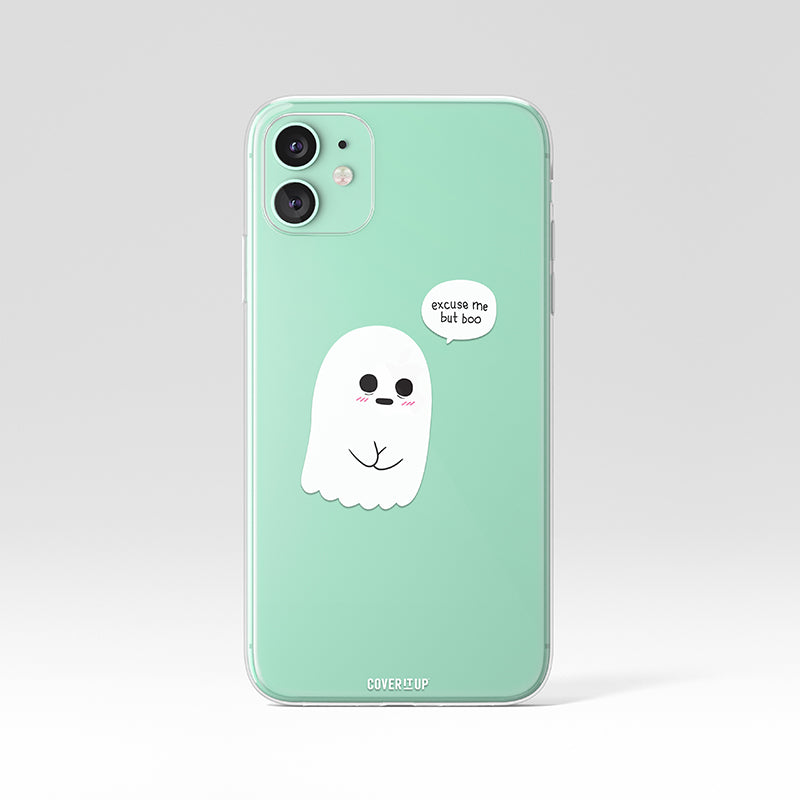 Excuse me but Boo Clear Silicone Case