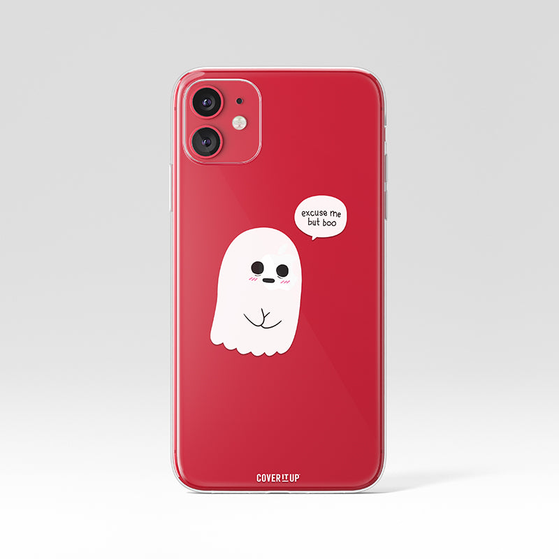 Excuse me but Boo Clear Silicone Case