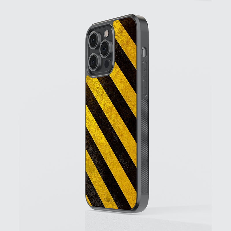 Yin Yang Stripes Glass Case