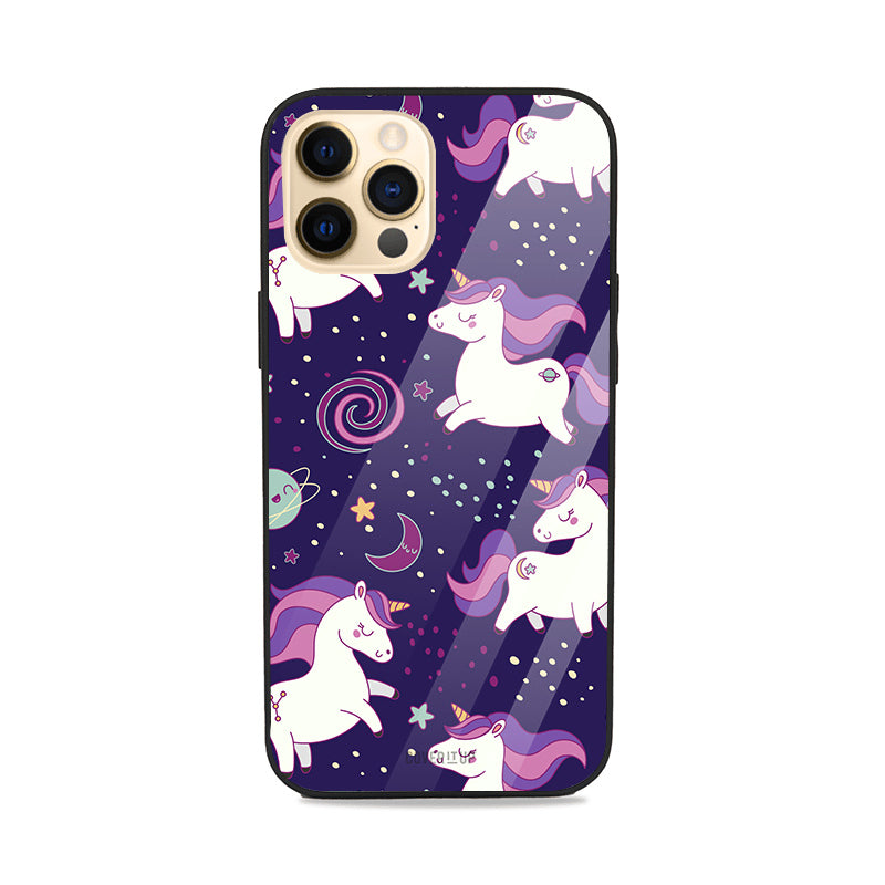 For The Love Of Unicorns Glass Case