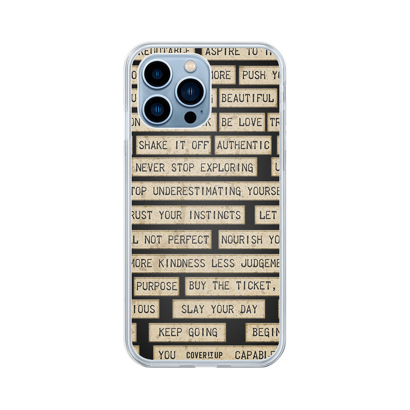 Fortune Cookie Strips Clear Silicone Case