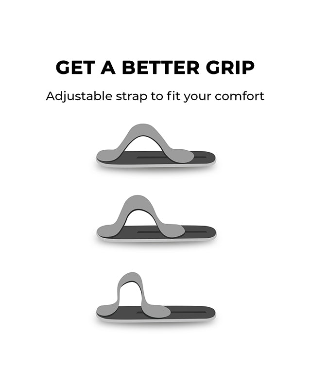 Abstract Letters Slider Phone Grip