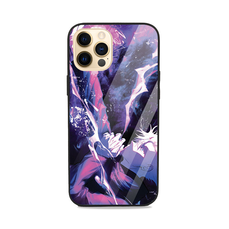 Gojo Satoru Using Infinity Void Glass Case Glass Case