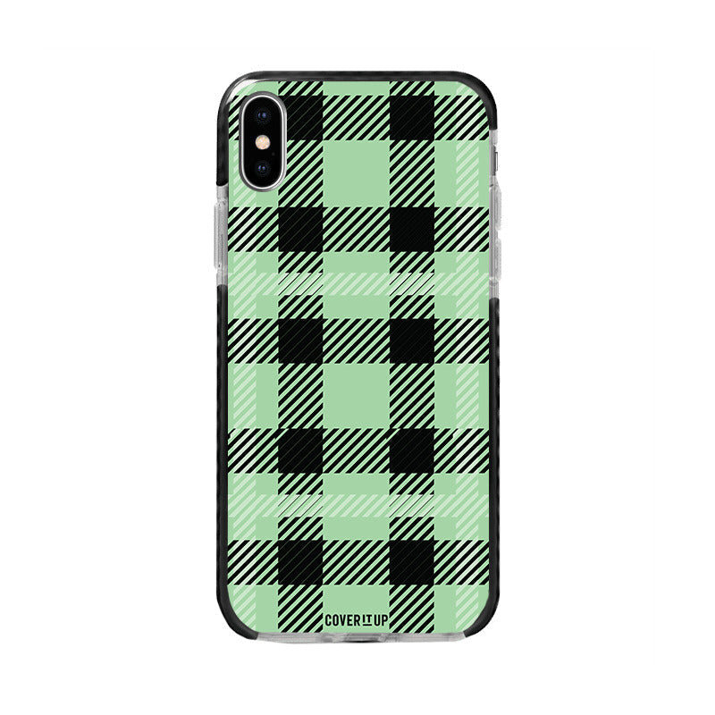 Green Plaid Bumper Case