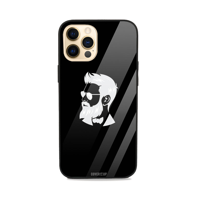 Guy In Sunglasses Glass Case Mobile Phone Cover from coveritup.com