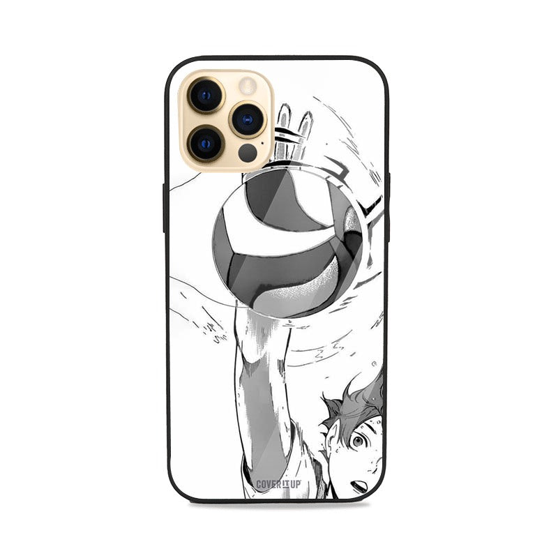 Haikyuu Monotone Glass Case