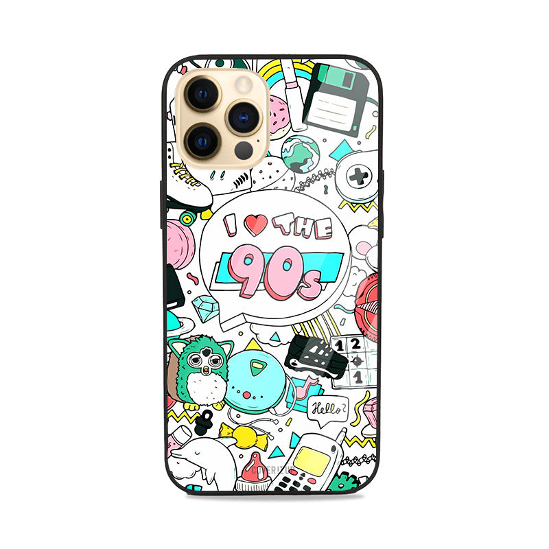 Heart 90s Glass Case