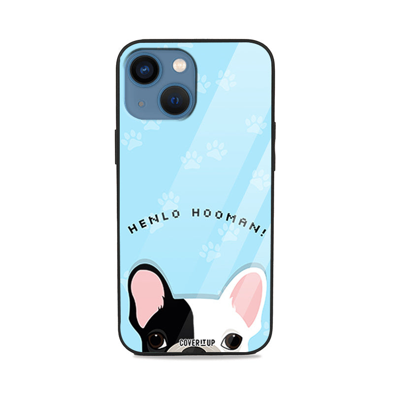 Henloo Hooman Glass Case