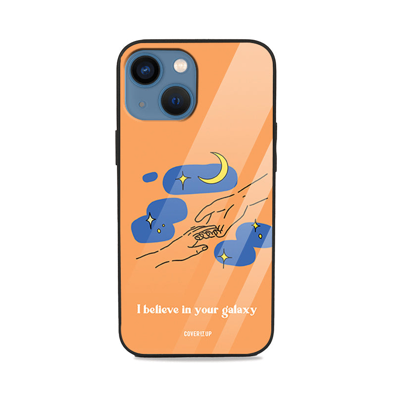 I Believe In Your Galaxy Glass Case