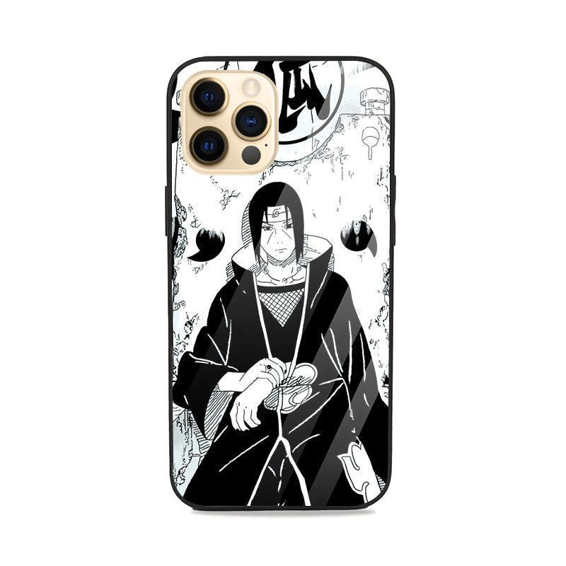 Itachi Uchiha On Throne Glass Case Glass Case