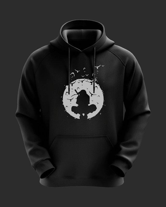 Buy Ithachi Mask Glow in the Dark Cotton Hoodie Cover It Up