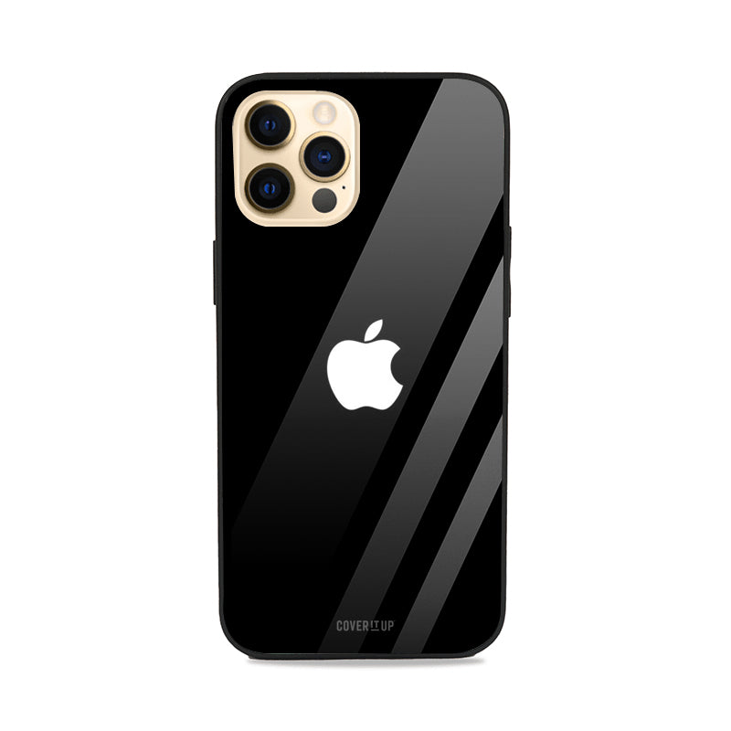 Jet Black Apple Special Glass Case