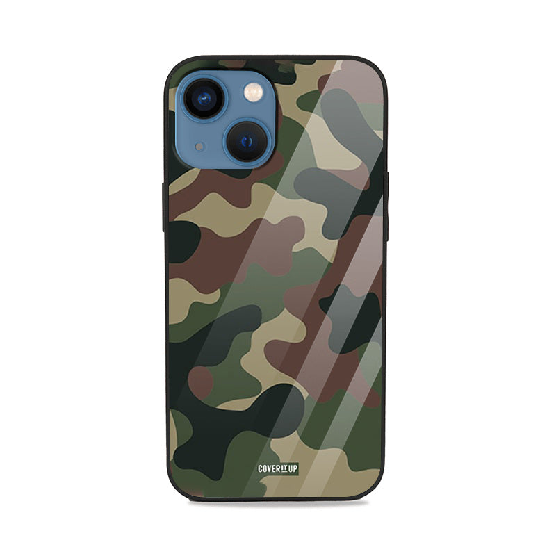 Jungle Camo Glass Case Mobile Phone Cover from coveritup.com