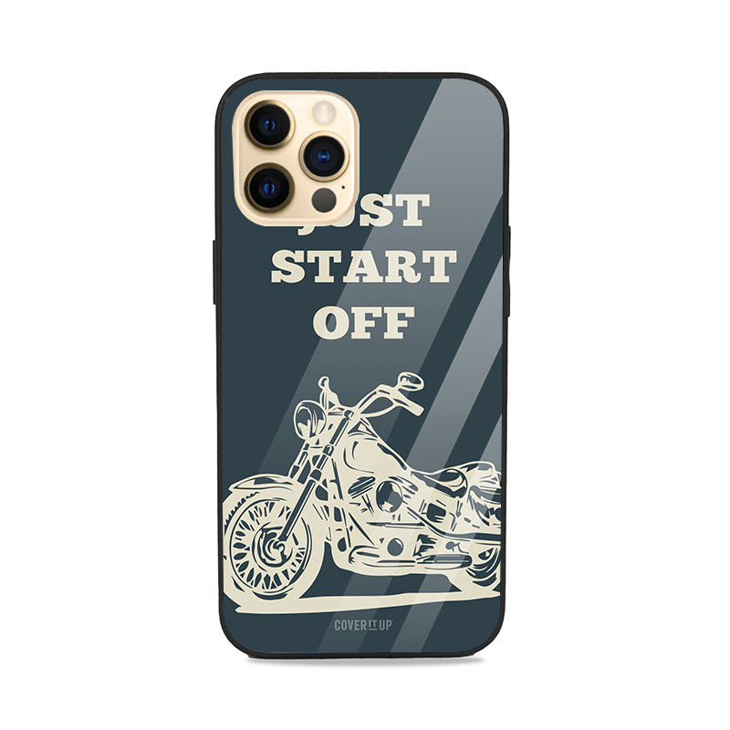 Just Start Off Glass Case