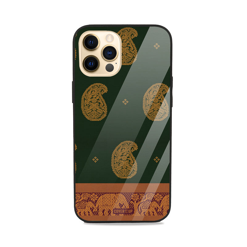 Kanchipuram Pattu Glass Case Glass Case