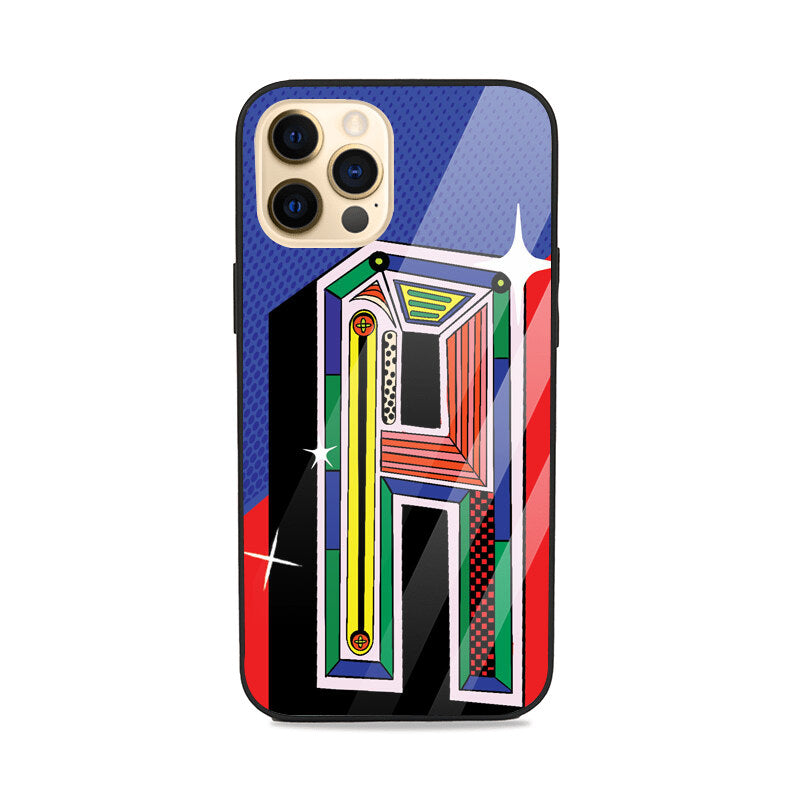 Official Letter A Glass Case