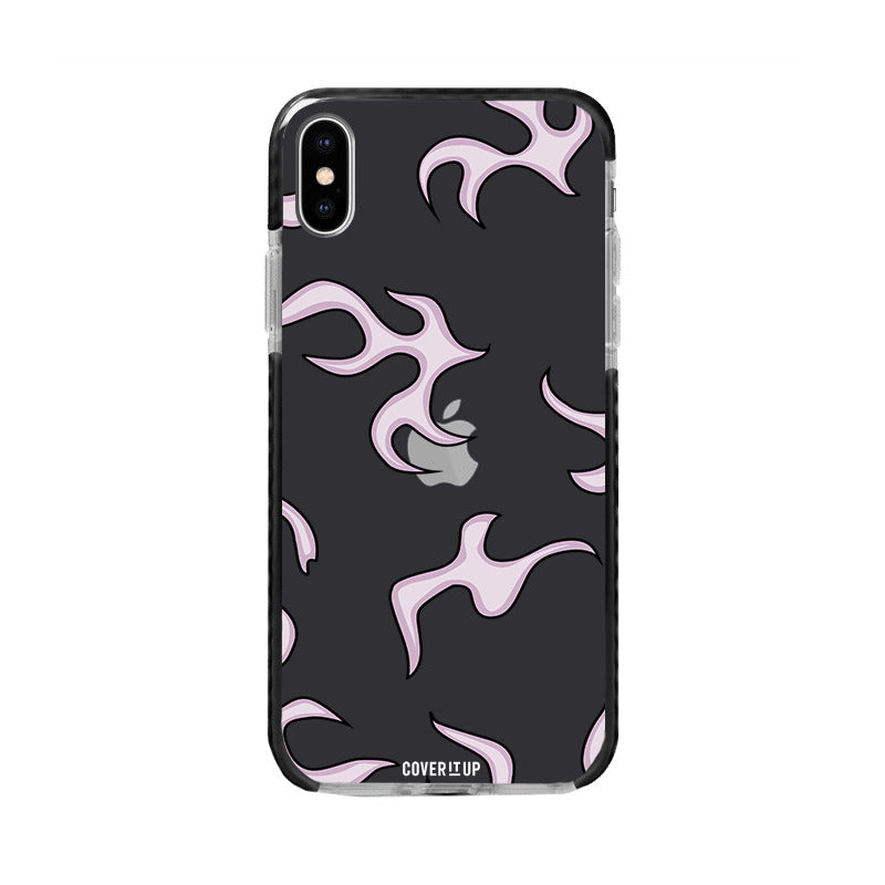 Lilac Flame Pattern Bumper Case