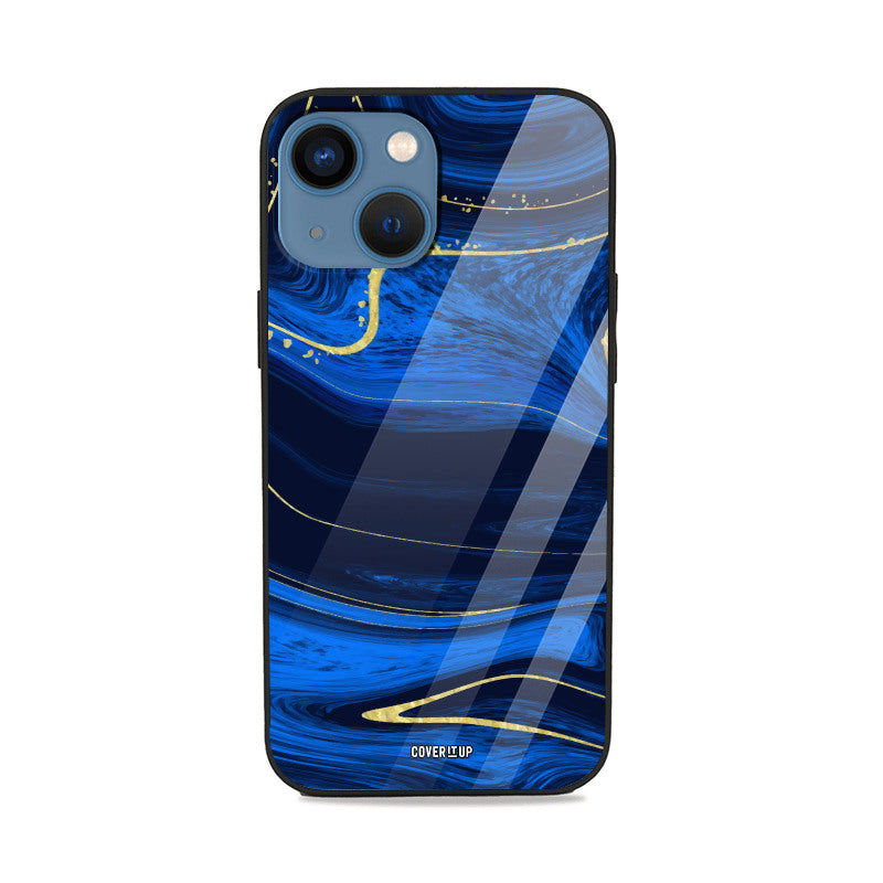 liquid luxury Blue Glass Case