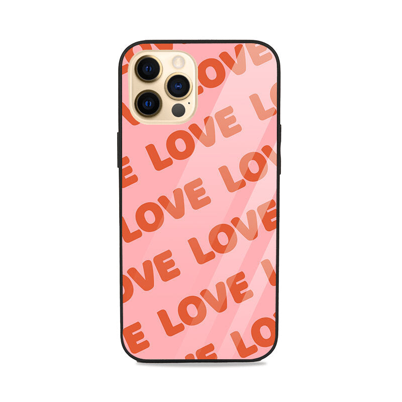 Official Love On Repeat Glass Case Glass Case