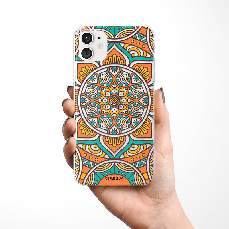 Mandala Art Clear Silicone Case