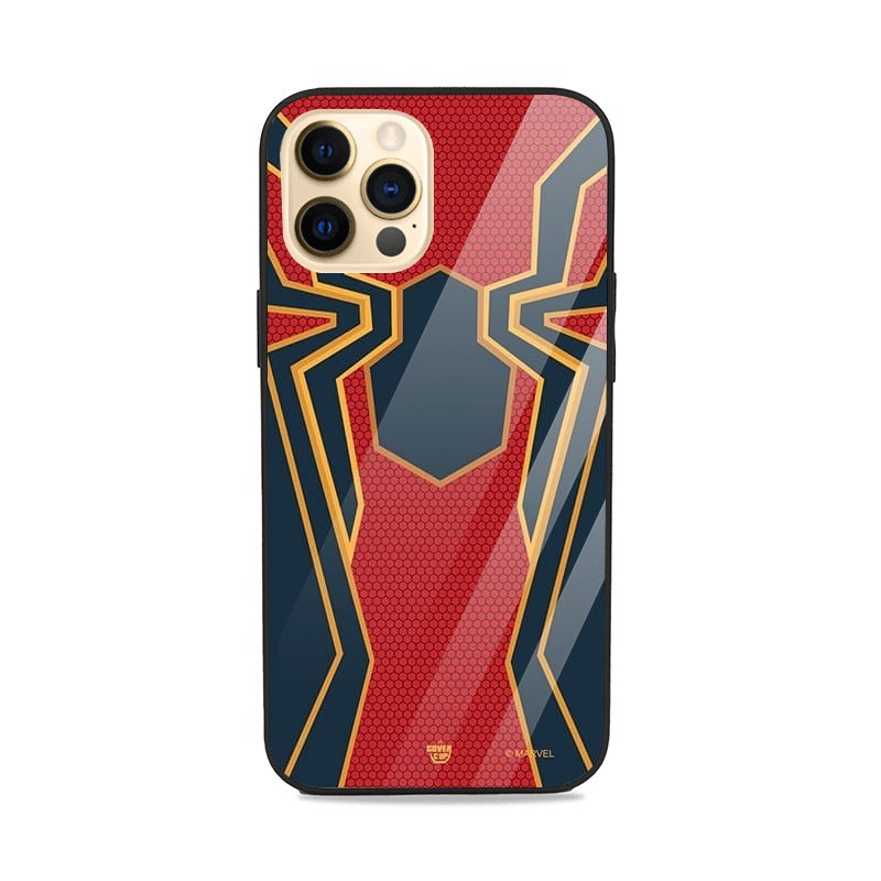 Marvel Spider-Man Logo Suit Glass Case