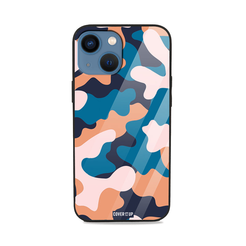 Midnight Camo Glass Case Mobile Phone Cover from coveritup.com