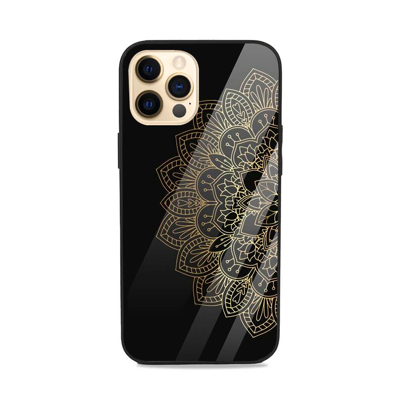 Midnight Mandala Glass Case