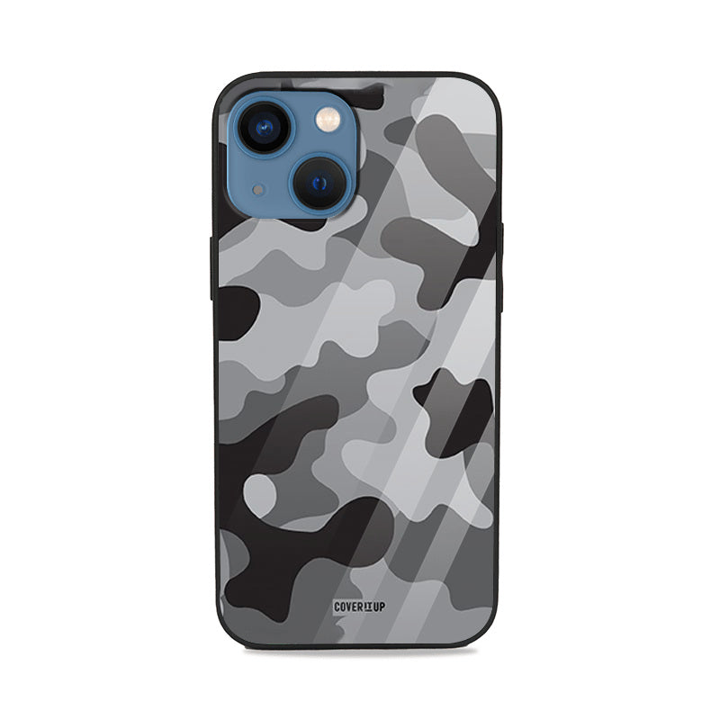 Mono Camo Glass Case Mobile Phone Cover from coveritup.com