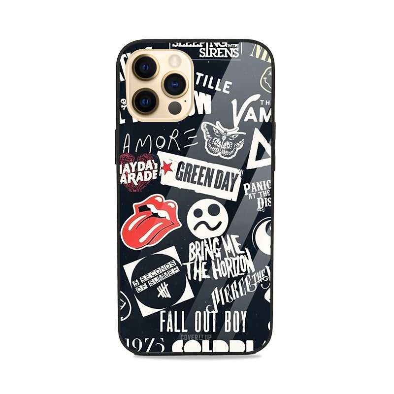 Music My Paradise Glass Case