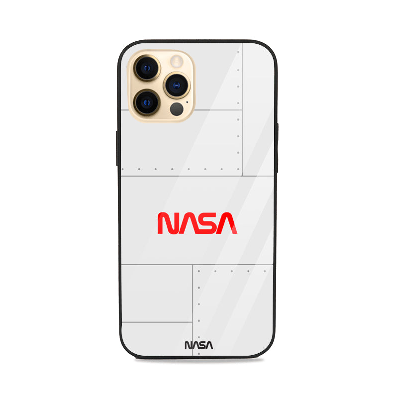 NASA Worm Logo Glass Case