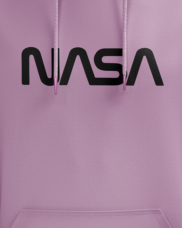 NASA Worm black Logo Lilac All Season Hoodie