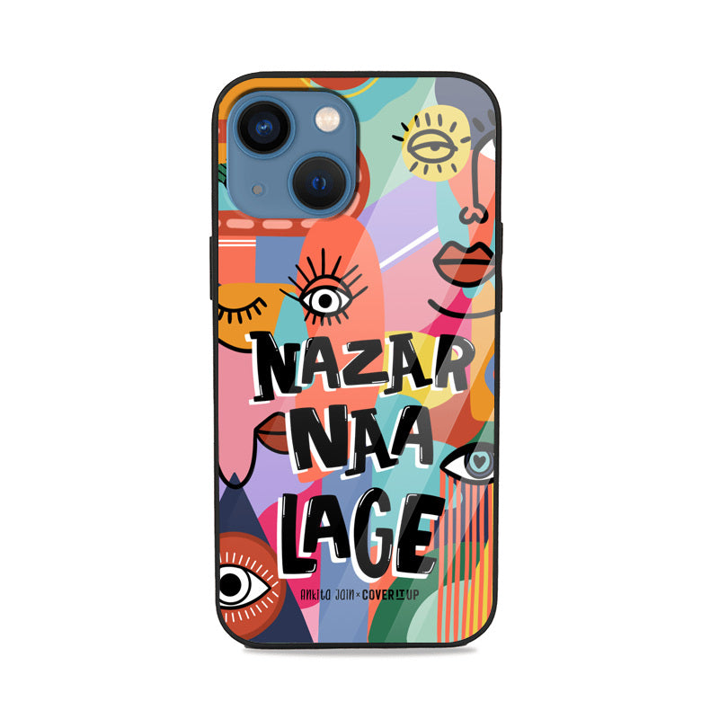 Nazar Naa Lage Glass Case
