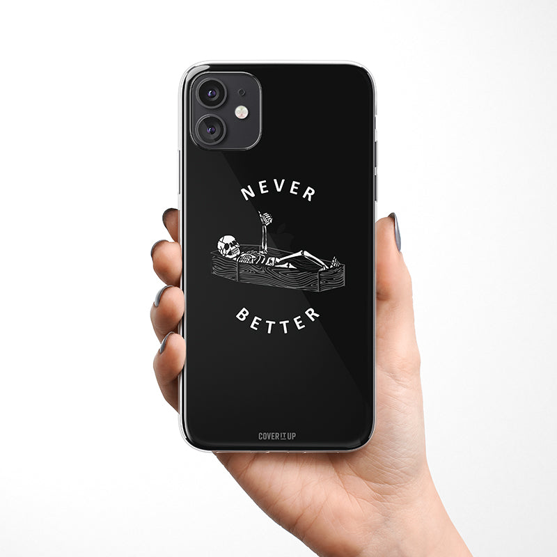 Never Better Clear Silicone Case