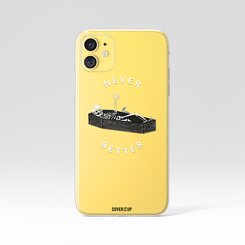 Never Better Clear Silicone Case