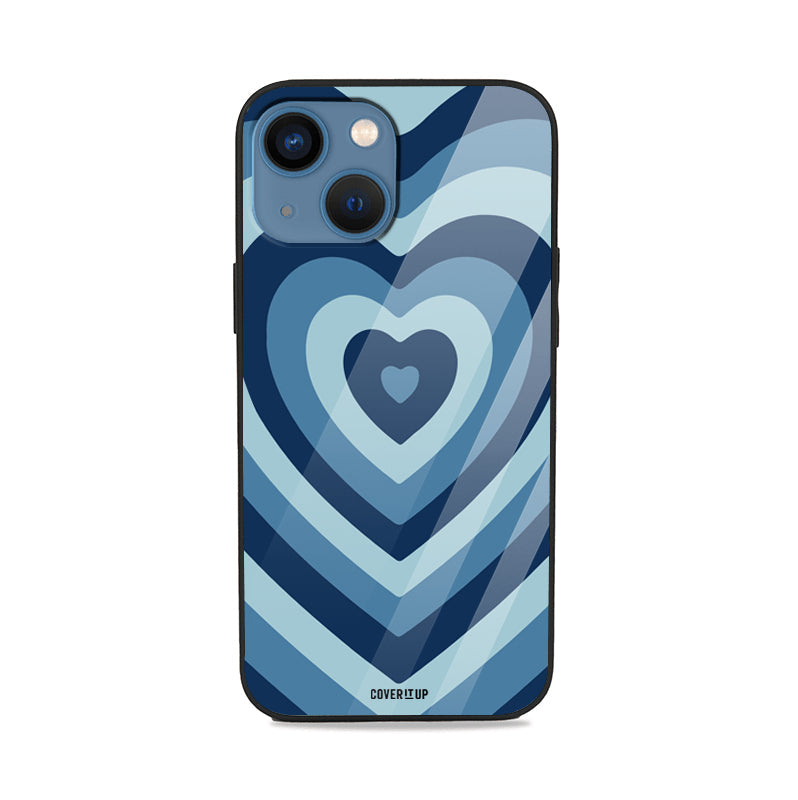 Ocean Hearts Glass Case